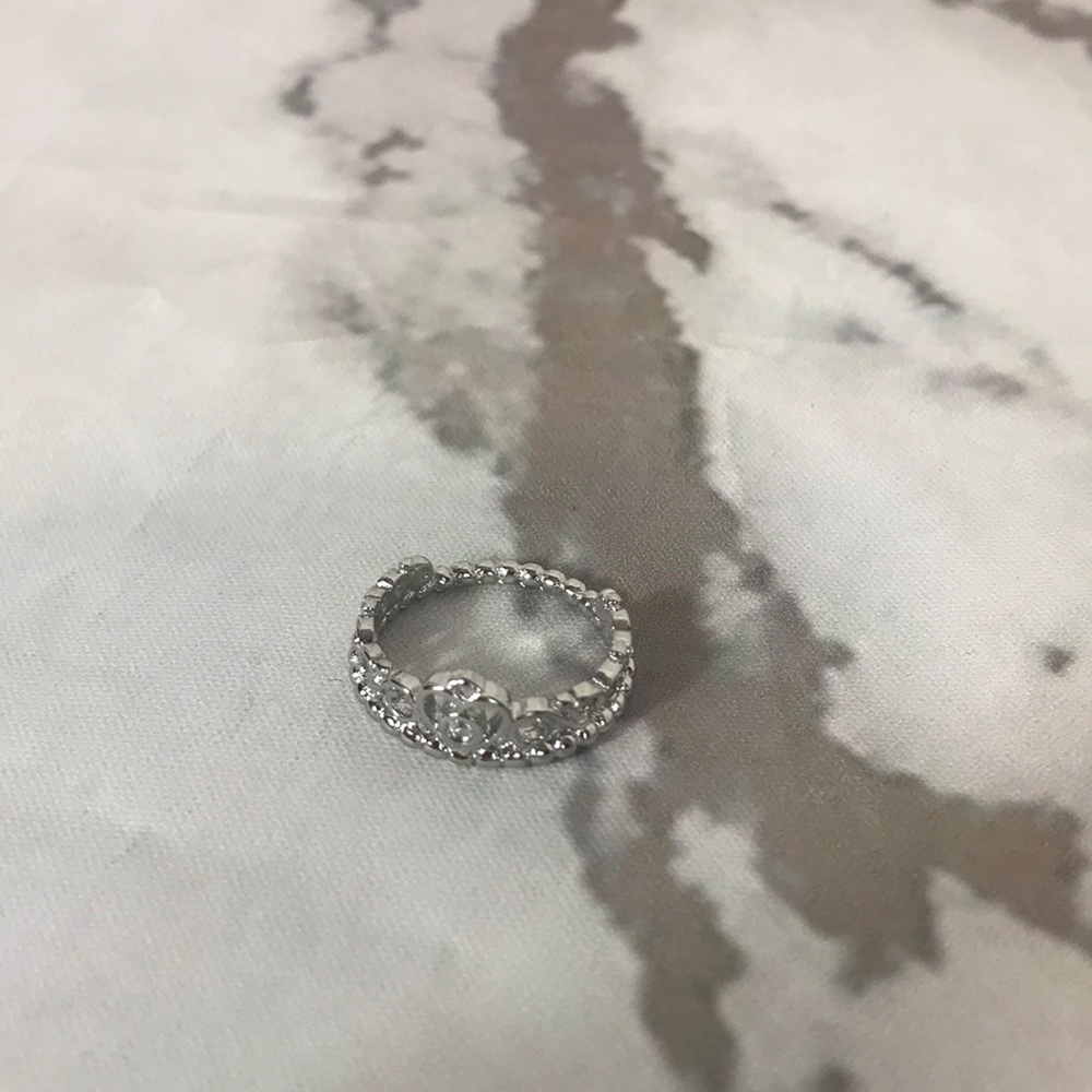 Princess crown ring silver plated - Picture 3 of 4